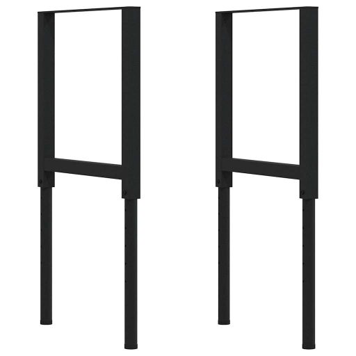 Sötétbarna tömör tölgyfa munkapad 80 x 60 x (71,5-98) cm