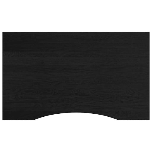 Sötétbarna tömör tölgyfa munkapad 100 x 60 x (71,5-98) cm
