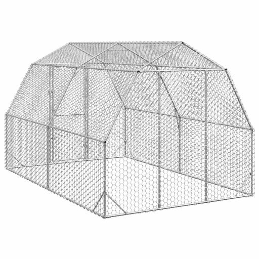 Csirkefuttató 2,5x4x2,25 m horganyzott acél