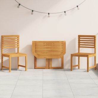 3 darabos Kerti Bistro Szett Tömör Akác Fából
