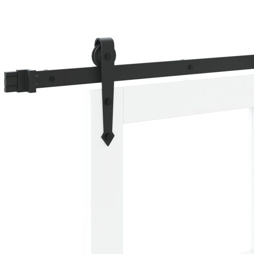 Csúszó Ajtó Felszerelés Készlet Fehér 78x211 cm Tömbfából készült Fenyő