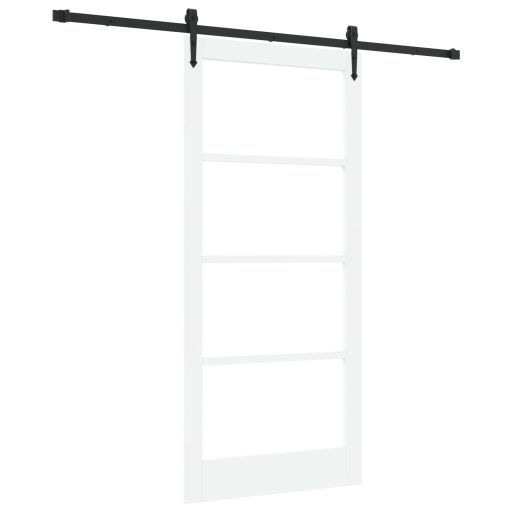 Csúszdaajtó hardverkészlettel "ORKDAL" Fehér 93x202 cm