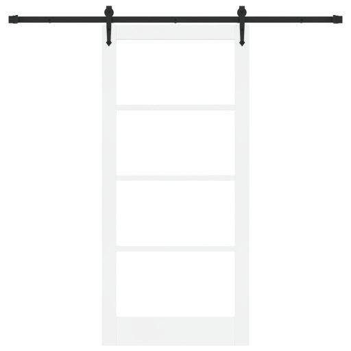 Csúszdaajtó hardverkészlettel "ORKDAL" Fehér 93x202 cm