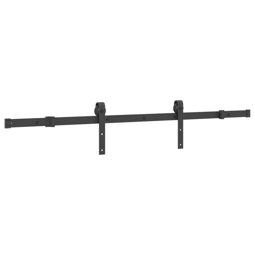 Tömör fenyőfa tolóajtó fémszerelékszettel 70 x 210 cm