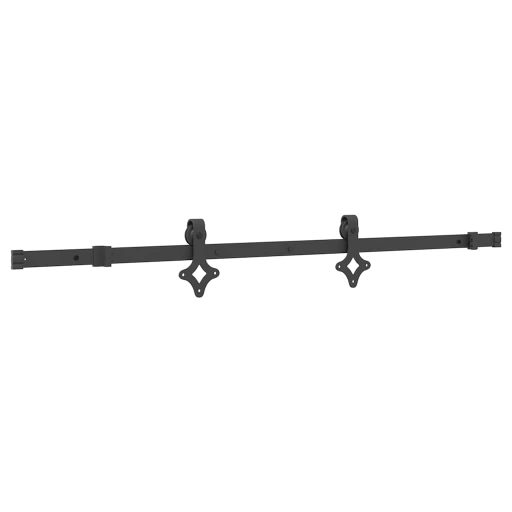 Tömör fenyőfa tolóajtó fémszerelékszettel 85x210 cm