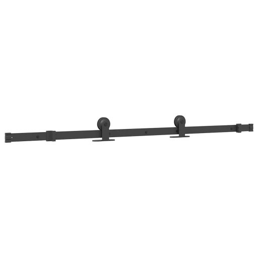 Tömör fenyőfa tolóajtó fémszerelékszettel 70 x 210 cm