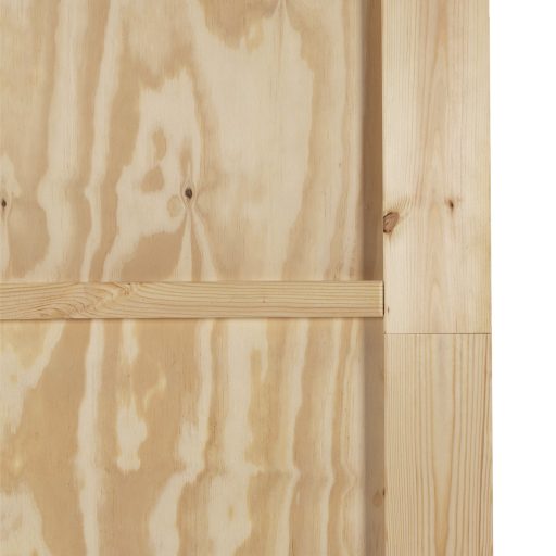 Csúszó Ajtó 2 db Természetes és fehér Tömör fenyőfa 86 x 211 cm