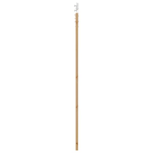 Csúszó Ajtó és Tartozék Készlet 83x211 cm Szilárd Fa Fenyő