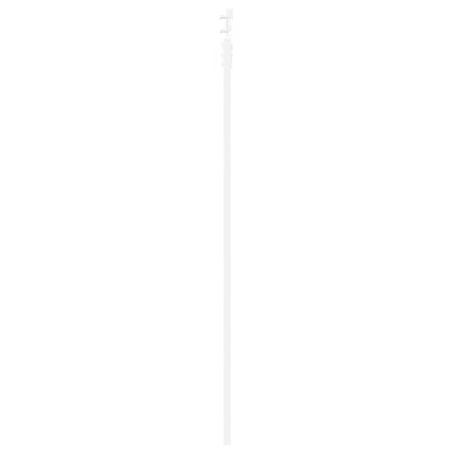 Csúszó ajtó akasztószettel fehér 78x211 cm szilárd fenyőből