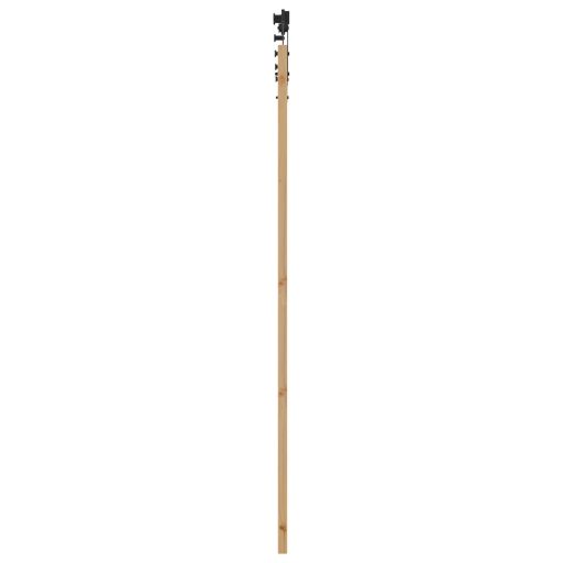 Csúszó ajtó alkatrész készlettel 86x211 cm Szilárd fából készült vörösfenyő