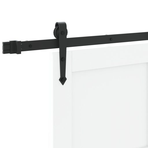 Csúszó Ajtó 2-db-os Készlet FEHÉR és Fekete Fa 83 x 232 cm