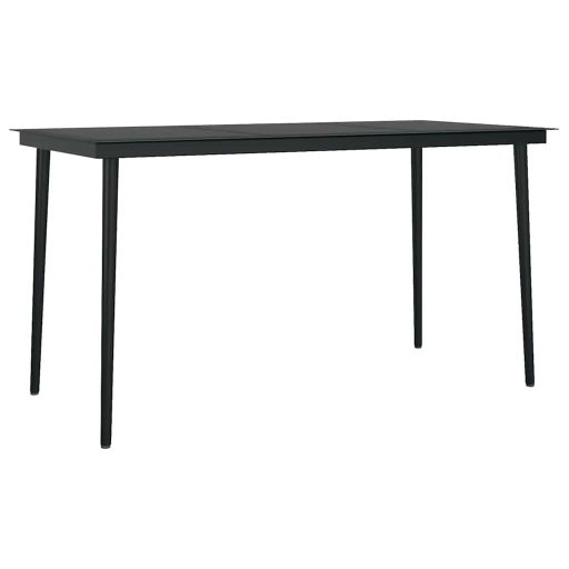5 részes szürke polyrattan üveg kerti étkezőgarnitúra párnával