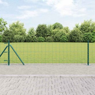   Euro Kerítés 13 Flanged Oszloppal 0.6x50 m Horganyzott Acél