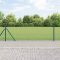 Hegesztett Háló Kerítés 13 Flanged Posts Zöld 0.5x25 m Acél