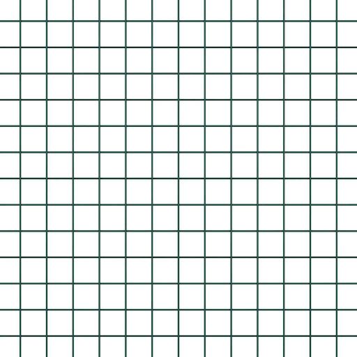 Hegesztett drótkerítés 13 felfogott oszloppal Zöld 0.6x50 m Acél