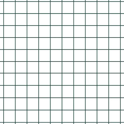 Hegesztett drótkerítés 13 flanged oszloppal Zöld 0.6x50 m Acél