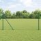 Hatszögű kerítés Zöld 1.5 x 100 m Acél,  Kerítés oszlopok 13 db Zöld Ø32 mm 200 cm Zártszelvény acél