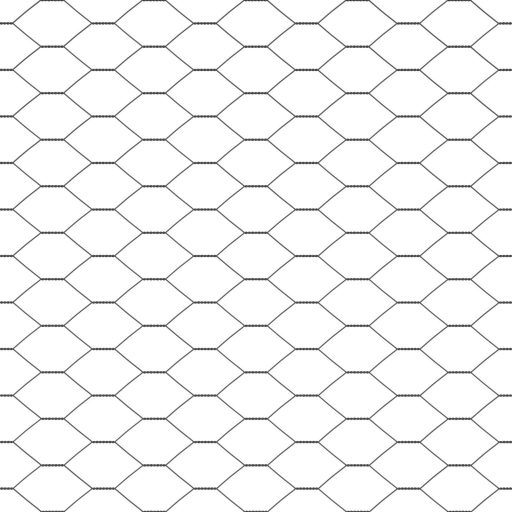 Hatszögű kerítés szürke 1.6x25 m acél,  Cölöpök cölöp rögzítővel 13 db Ø32 mm 180 cm horganyzott acél