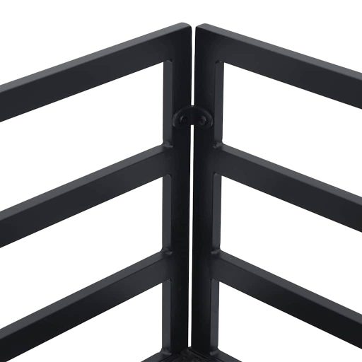 Kerti Kanapé Szett 7 pcs Fekete 283 x 143 x 71 cm Alumínium