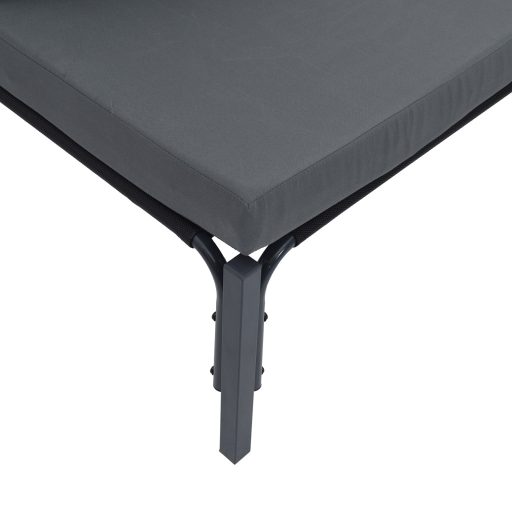 Kerti Kanapé Szett párnával párnával 7 pcs Antracit 70 x 70,5 x 31,5 cm