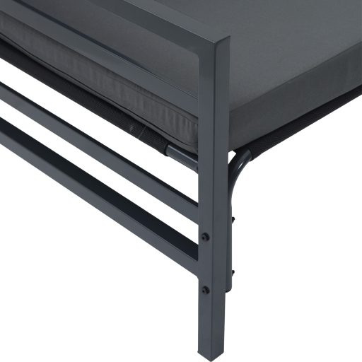 Kerti Kanapé Szett párnával párnával 7 pcs Antracit 70 x 70,5 x 31,5 cm