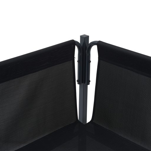 Kerti Kanapé Szett 7 pcs Antracitszürke 320 x 160 x 71 cm