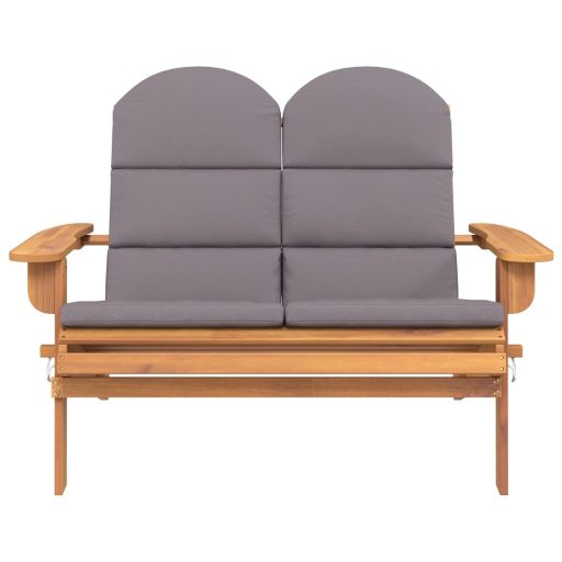 Tömör akácfa Adirondack kerti pad párnával