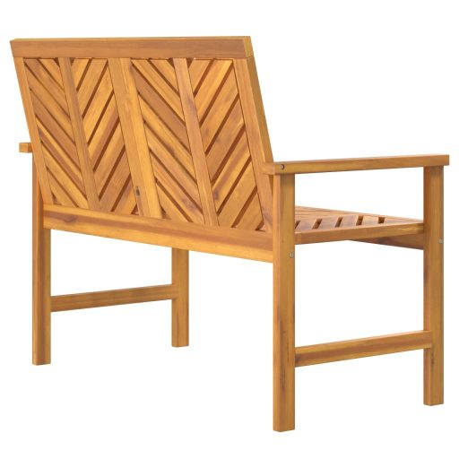 Tömör akácfa kerti pad 109 cm