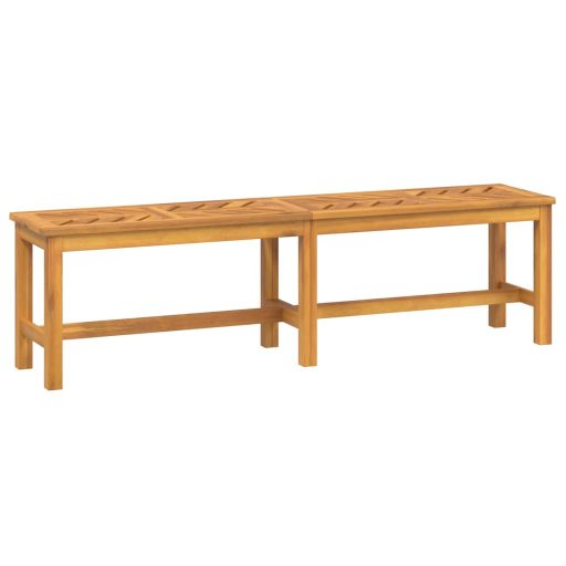 Tömör akácfa kerti pad 150 cm