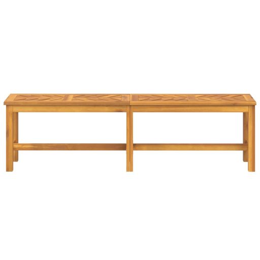 Tömör akácfa kerti pad 150 cm