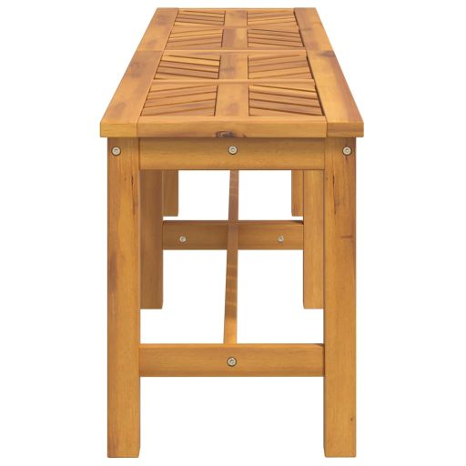 Tömör akácfa kerti pad 150 cm