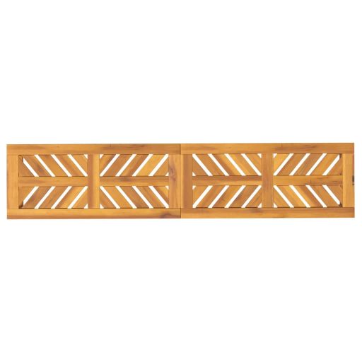 Tömör akácfa kerti pad 150 cm
