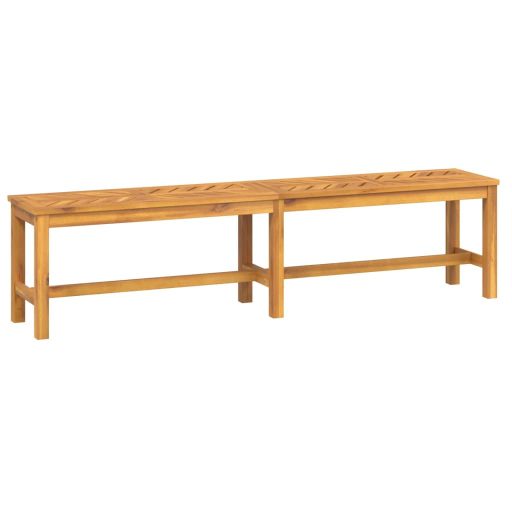 Tömör akácfa kerti pad 180 cm
