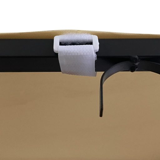 Tópszínű szövet és acél pavilon 2 x 2,3 m 180 g/m²