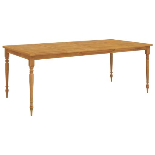 Tömör tíkfa Batavia asztal 200 x 100 x 75 cm
