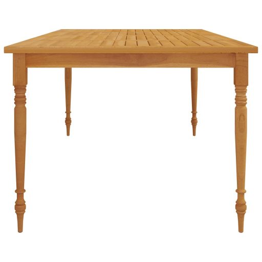 Tömör tíkfa Batavia asztal 200 x 100 x 75 cm
