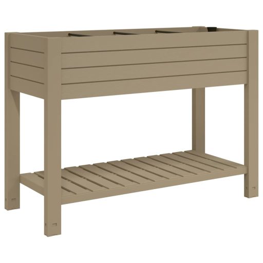 Világosbarna polipropilén magaságyás 110x45x79 cm