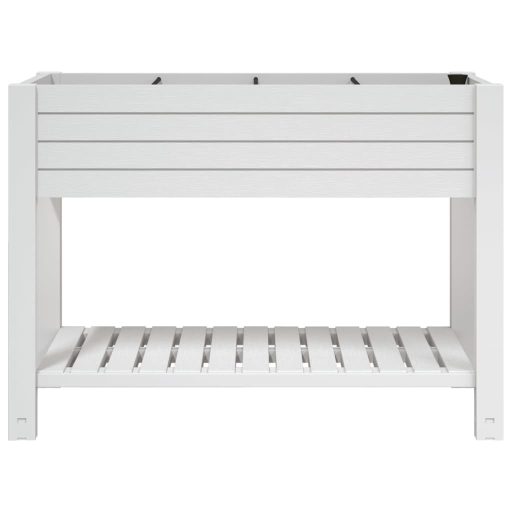 Fehér polipropilén magaságyás 110x45x79 cm