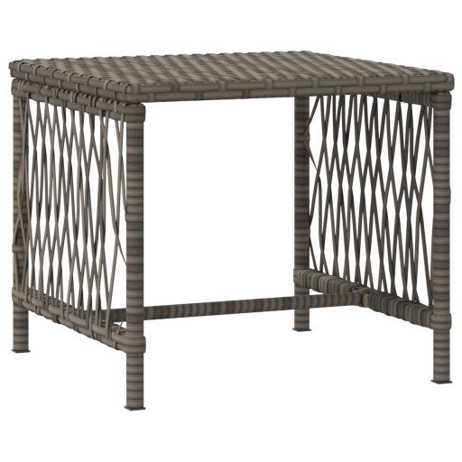 Nyugágy szett 3-as szett Szürke és sötétszürke PE rattan