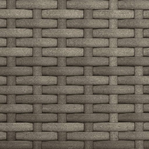 3 személyes szürke polyrattan kerti kanapé baldachinnal/székkel