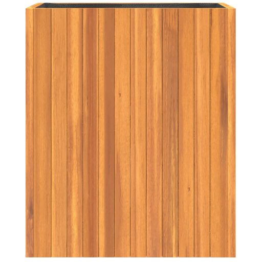Tömör akácfa kerti virágtartó 59x27,5x70 cm