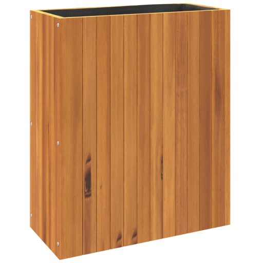 Tömör akácfa kerti virágtartó 59x27,5x70 cm