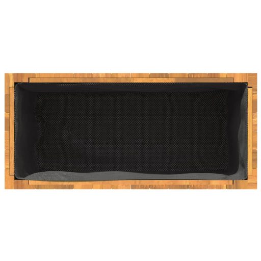 Tömör akácfa kerti virágtartó 59x27,5x70 cm