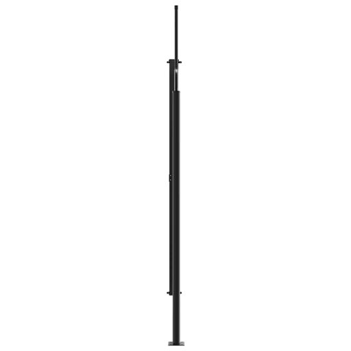 Antracitszürke behúzható oldalsó napellenző 200 x 500 cm
