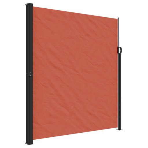 Terrakotta behúzható oldalsó napellenző 220 x 600 cm