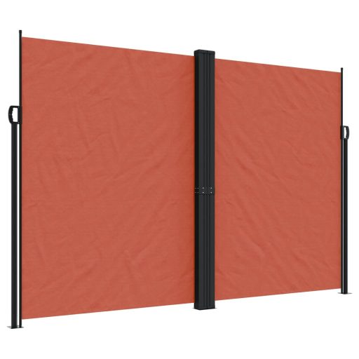 Terrakotta behúzható oldalsó napellenző 220 x 600 cm