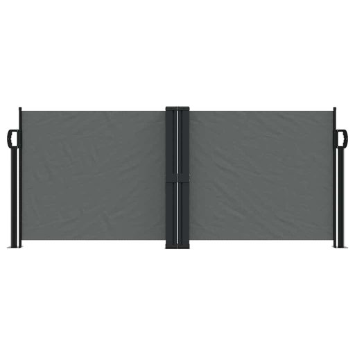 Antracitszürke behúzható oldalsó napellenző 100 x 1000 cm