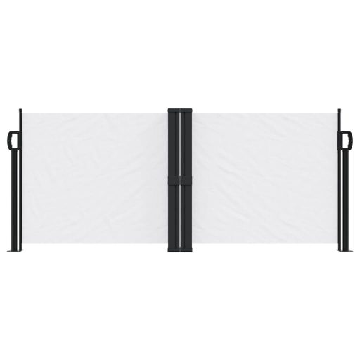 Fehér behúzható oldalsó napellenző 100 x 1000 cm
