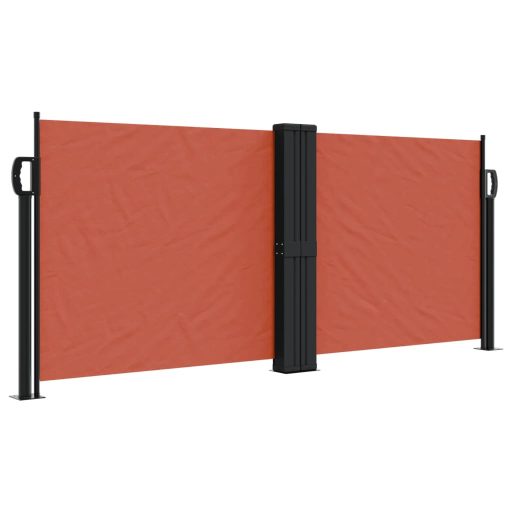 Terrakotta behúzható oldalsó napellenző 100 x 1000 cm