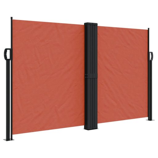 Terrakotta behúzható oldalsó napellenző 140 x 1000 cm